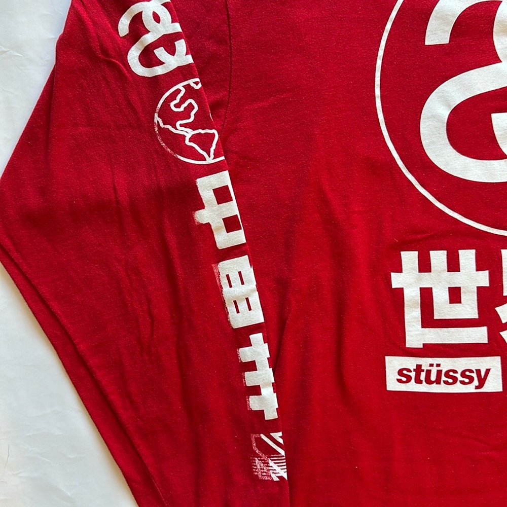 Stussy international tribe team long sleeve crew tee jersey shirt